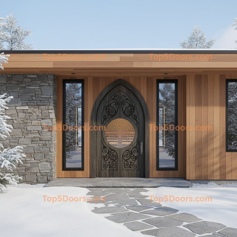 Wisconsin wine cellar door minimalist Door