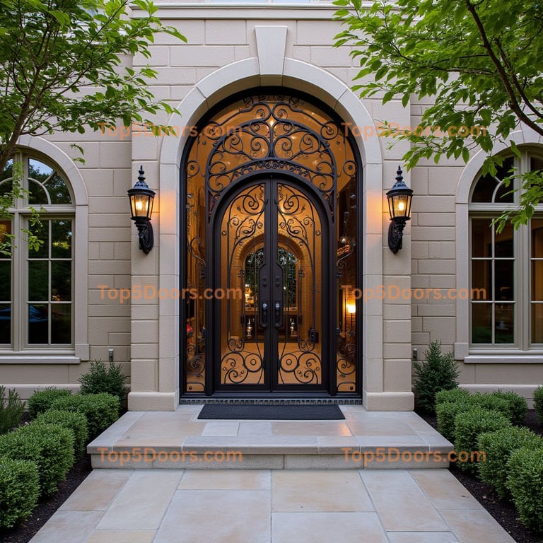 Wisconsin wine cellar door korean modern Door