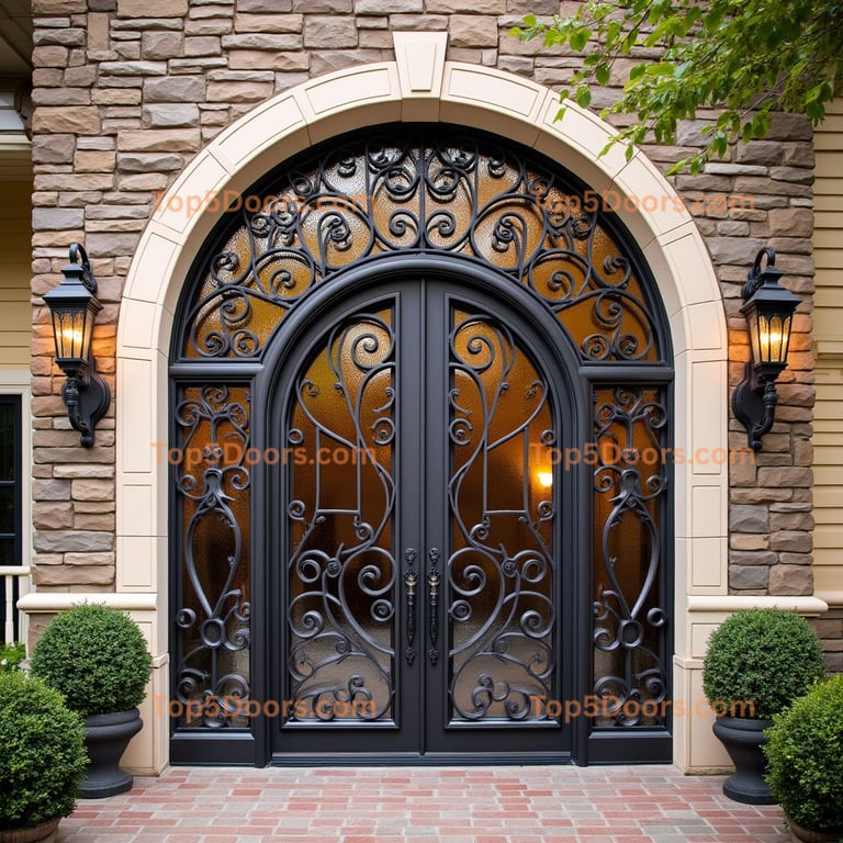 Wrought Iron Entrance