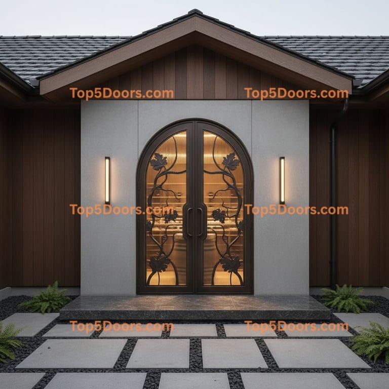 Wrought Iron Entrance