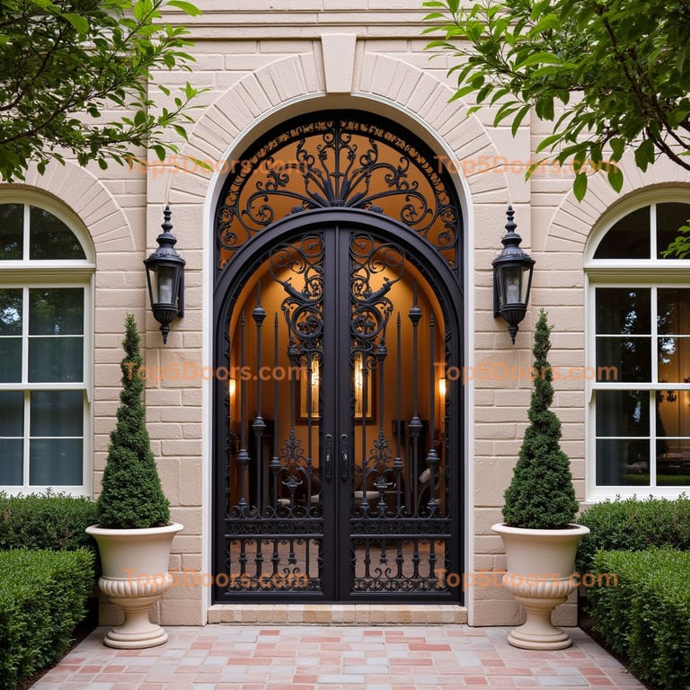 Wrought Iron Entrance
