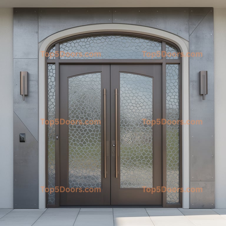 Wyoming arched double french provincial Door