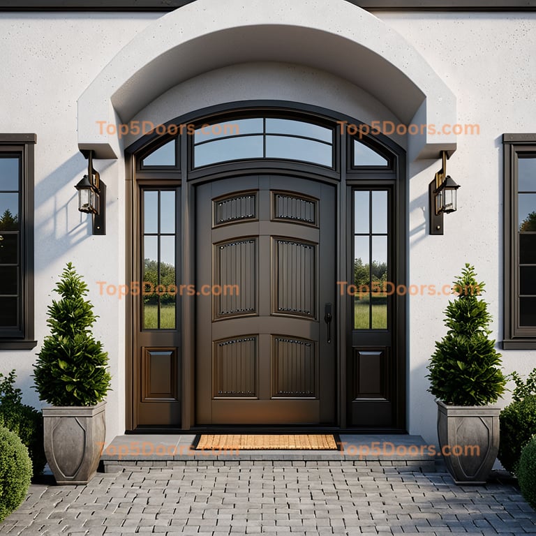 Wyoming arched single scandinavian Door