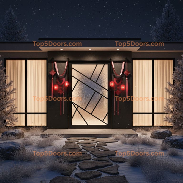 Wyoming barn door korean modern Door