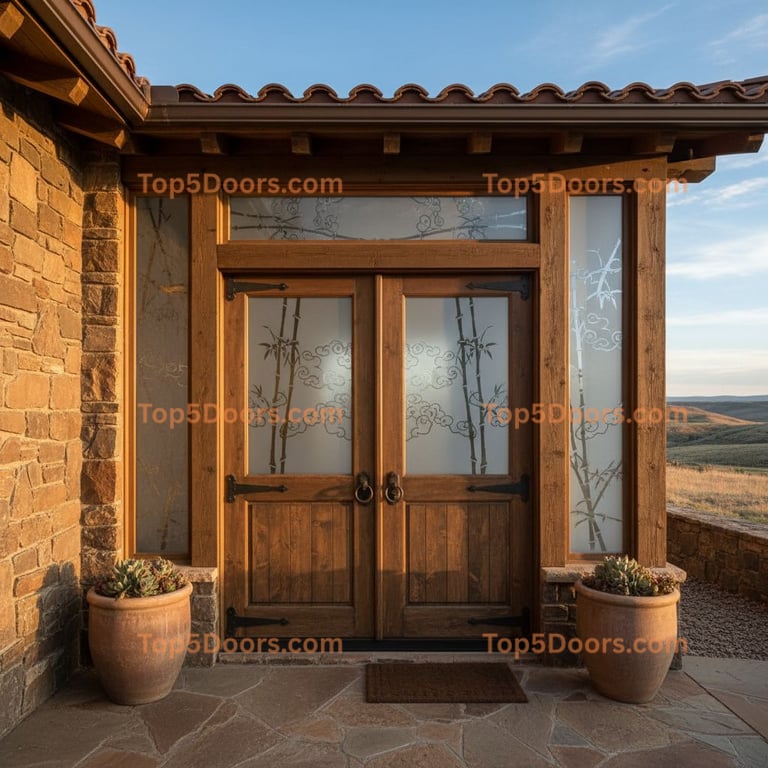 Wyoming double spanish colonial Door