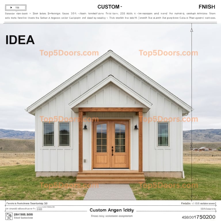 Wyoming double scandinavian Door