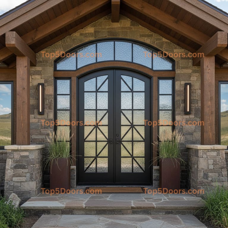 Wyoming french door craftsman Door