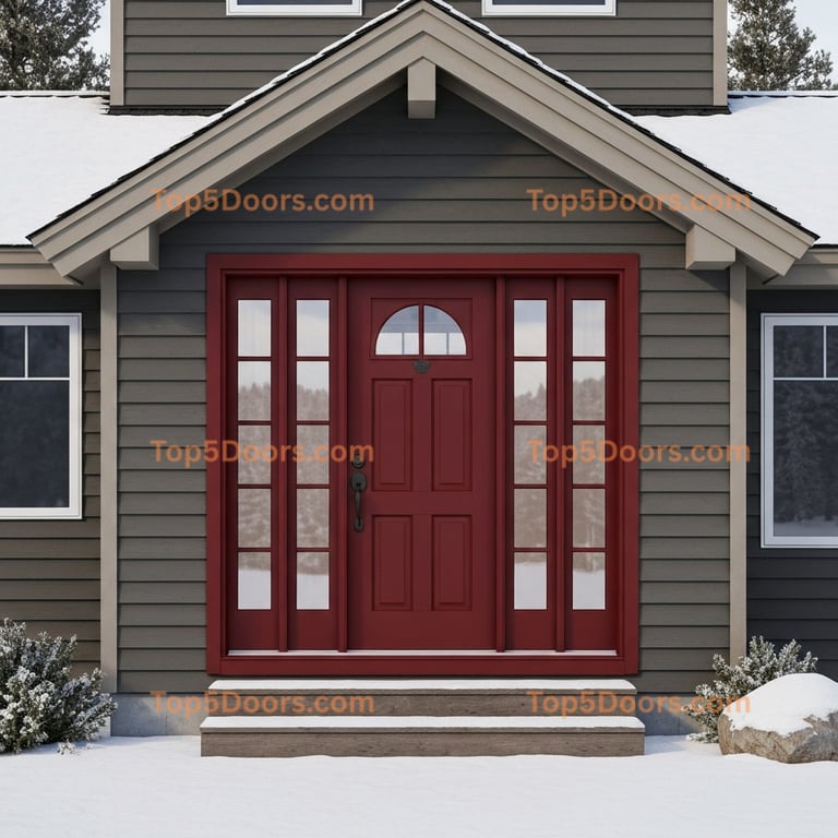 Wyoming french door scandinavian Door