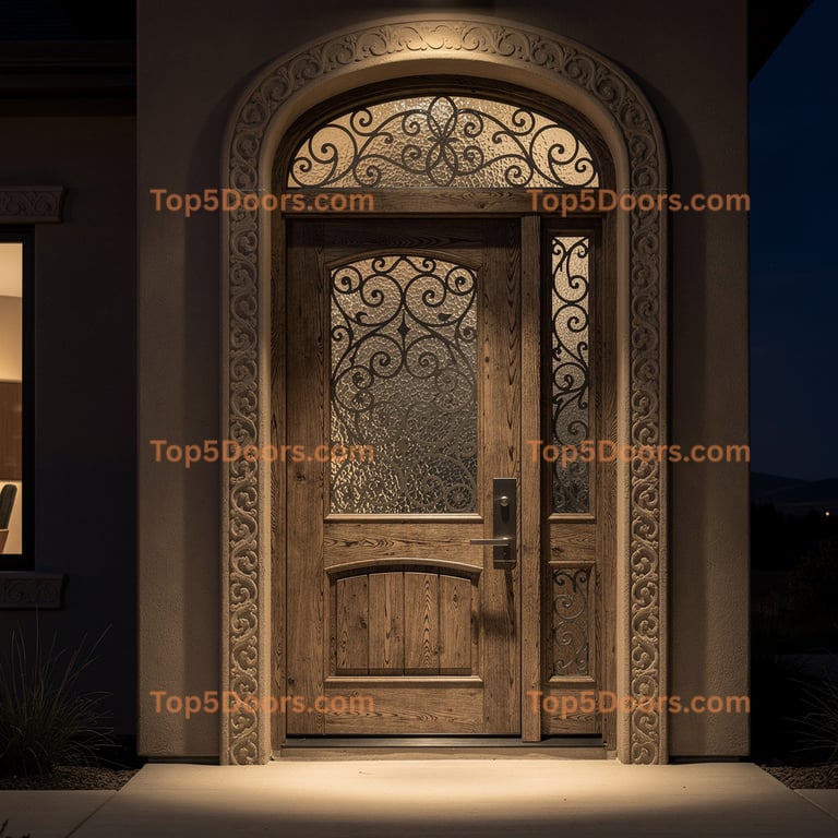 Wyoming office door french country Door
