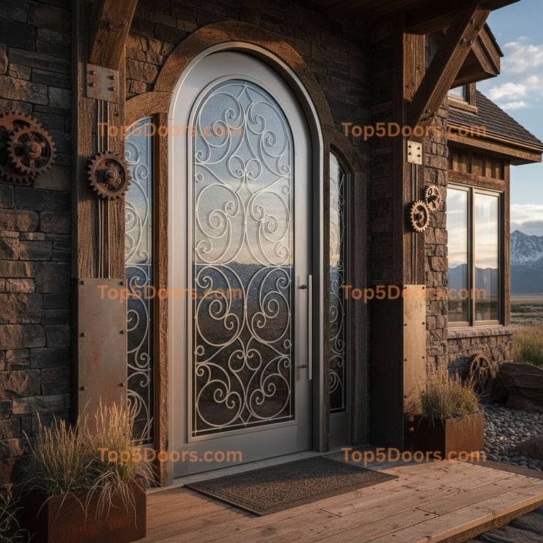 Wyoming pivot victorian Door