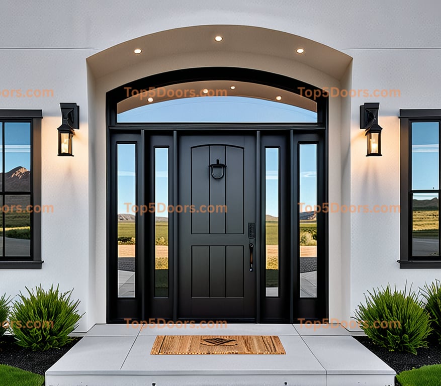 Wyoming pivot minimalist Door