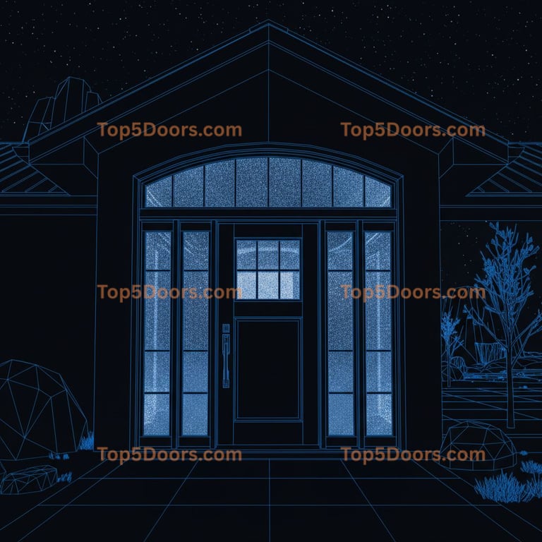 Wyoming single georgian Door