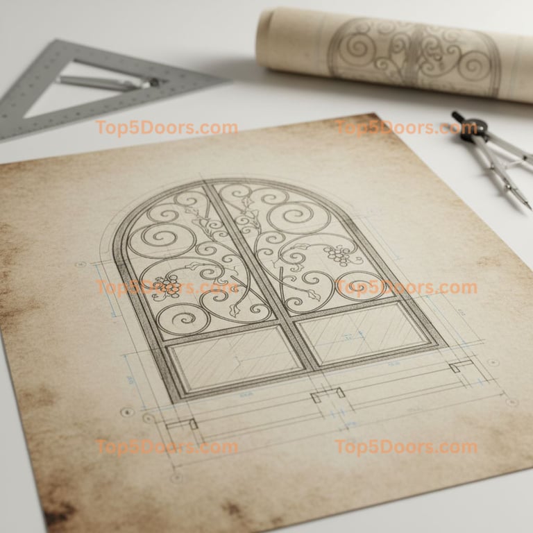 Wyoming wine cellar door coastal Door