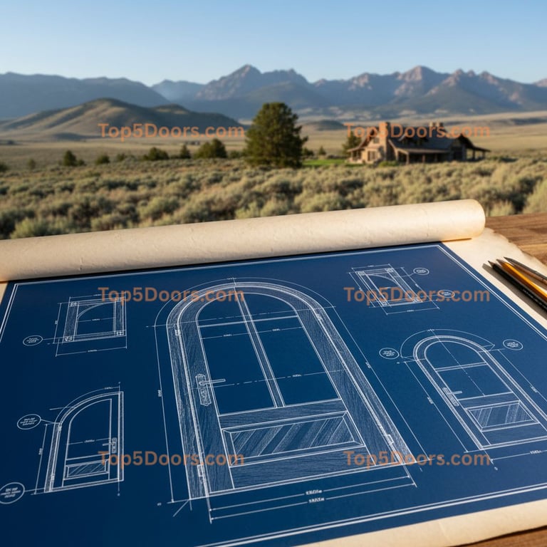 Wyoming wine cellar door craftsman Door