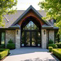 Arkansas wine cellar door japanese zen Door