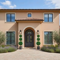 Art Deco Decorative Iron Door for California Home