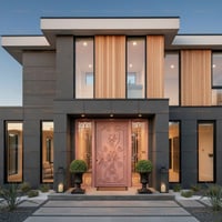 Craftsman Custom Front Door for California Home