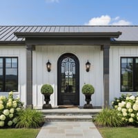 Rustic Double Entry Door for Utah Home
