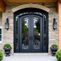 South Dakota wine cellar door modern Door