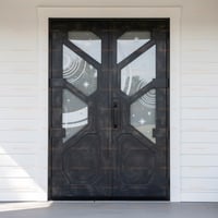 Tuscan Iron Entry Door for Washington Home