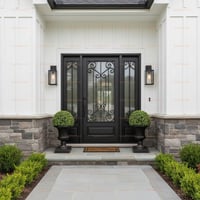 Traditional Ornate Entry Door for Florida Home
