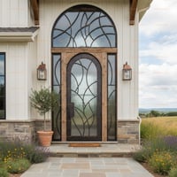 Traditional Wrought Iron Door for Florida Home
