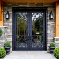 Wisconsin wine cellar door japanese zen Door